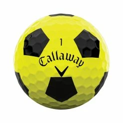 Callaway Chrome Soft Truvis Golf Balls -Clubs Sales chrome soft truvis yellow and black golf balls 3