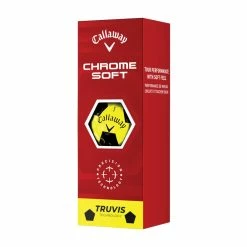 Callaway Chrome Soft Truvis Golf Balls -Clubs Sales chrome soft truvis yellow and black golf balls 4
