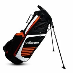 Golfoy Basics Delta II Lightweight Stand Bag 9 Golfoy Basics Delta II Lightweight Stand Bag -Clubs Sales gbs orange 2 1