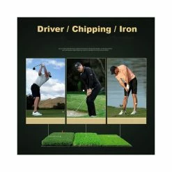 PGM 3-IN-1 (Tri-Fold) Rubber Base Practice Hitting Mat -Clubs Sales hitting mat 8 1