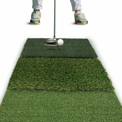 Golfoy Basics Attack Tri-Turf 16" X 35" Hitting Mat -Clubs Sales pgm hitting mat 3 03 1000x1000