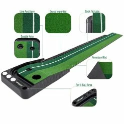 Golfoy Basics Deluxe Return Putting Mat (3 Metre) -Clubs Sales putting mat 6