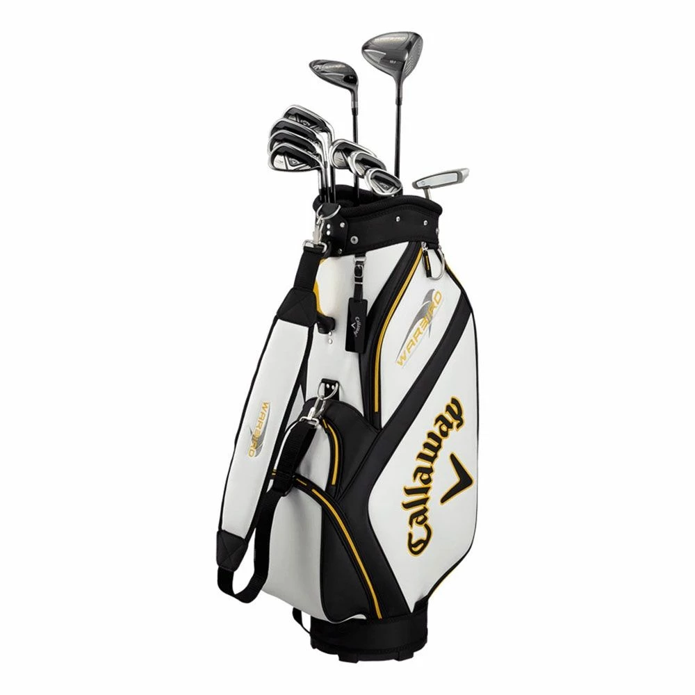 Callaway Warbird Steel Golf Set - Right Hand - Stiff/Regular Flex - 11 Clubs + Bag 3 Callaway Warbird Steel Golf Set - Right Hand - Stiff/Regular Flex - 11 Clubs + Bag