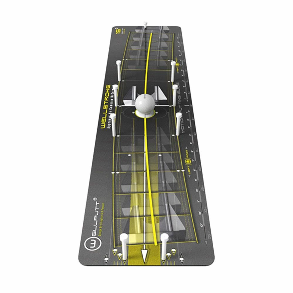 WELLPUTT Wellstroke 15 Degree Putting Guide Mat 3 WELLPUTT Wellstroke 15 Degree Putting Guide Mat
