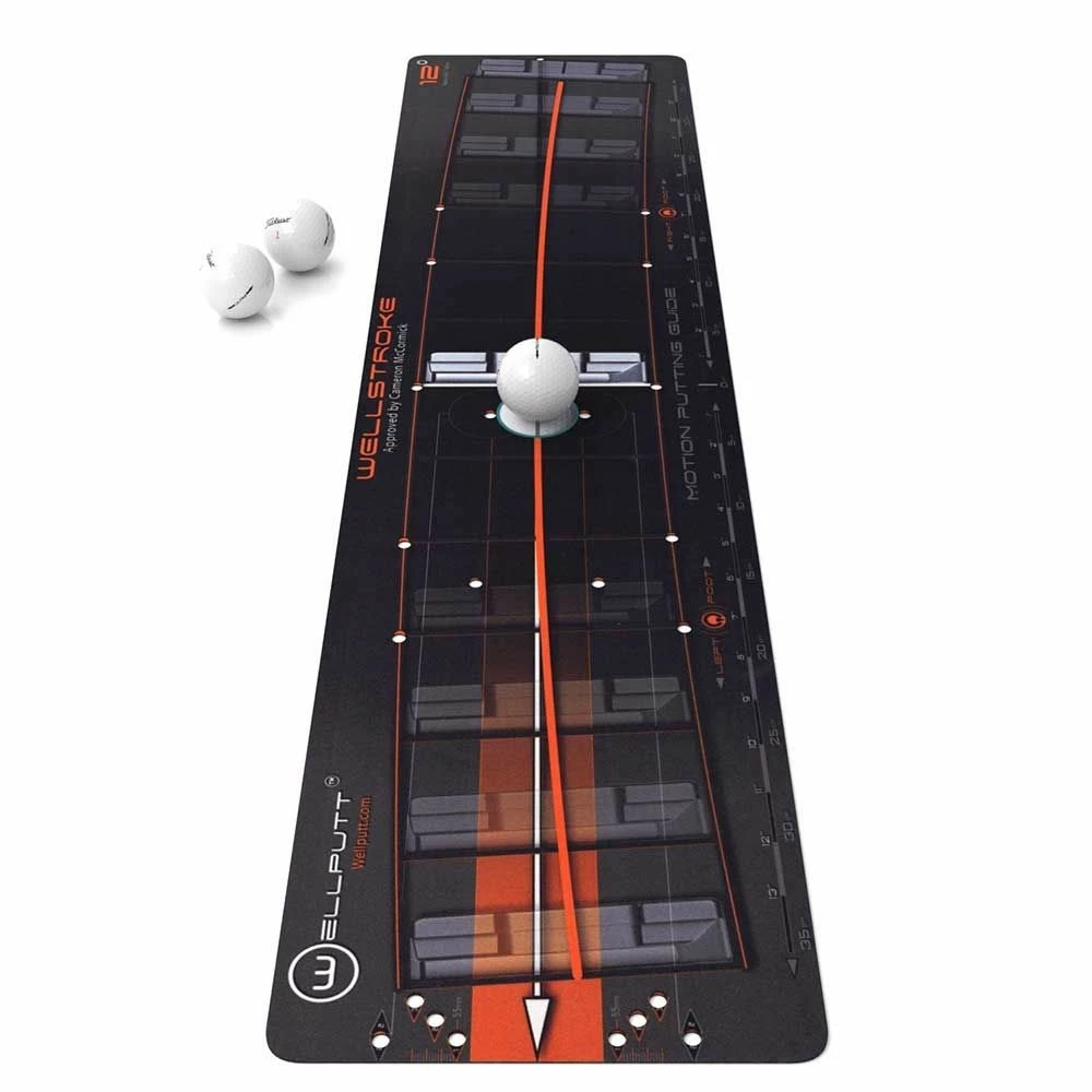 WELLPUTT Wellstroke 12 Degree Putting Guide Mat 3 WELLPUTT Wellstroke 12 Degree Putting Guide Mat